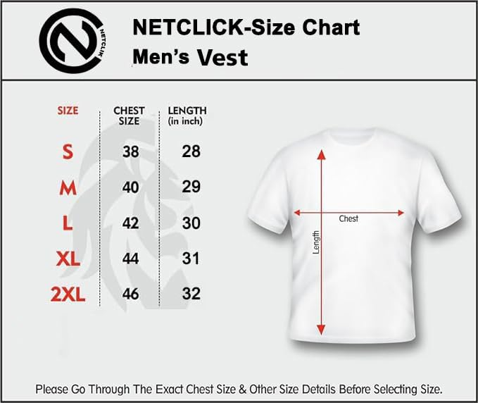 NETCLICK Mens Polycotton Tank Top - Image 4