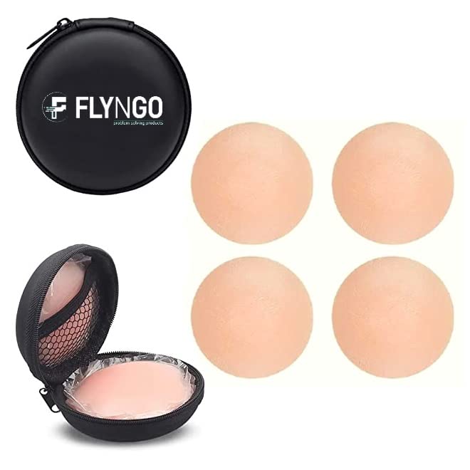 FLYNGO Reusable Silicone Nipple Covers for Women