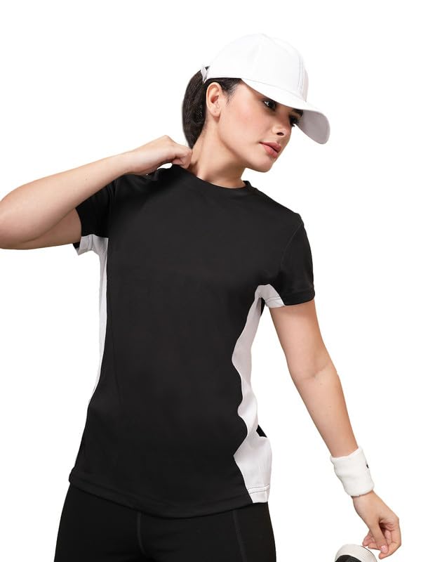 CHKOKKO Women Polyester Quick Dry Sports Tshirt
