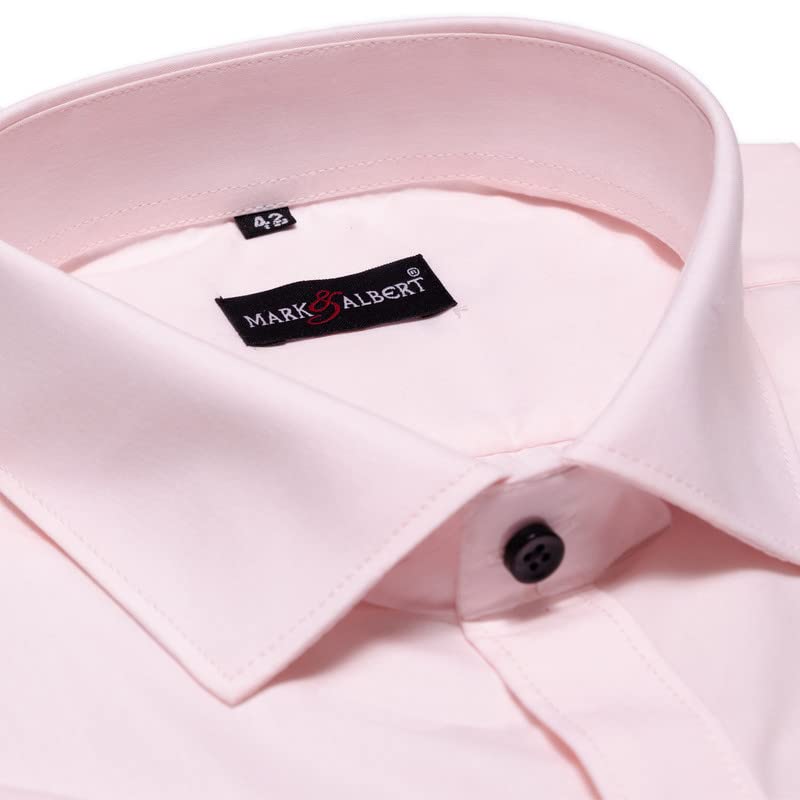 MARK & ALBERT Men's Formal Shirt - Pink - Image 5