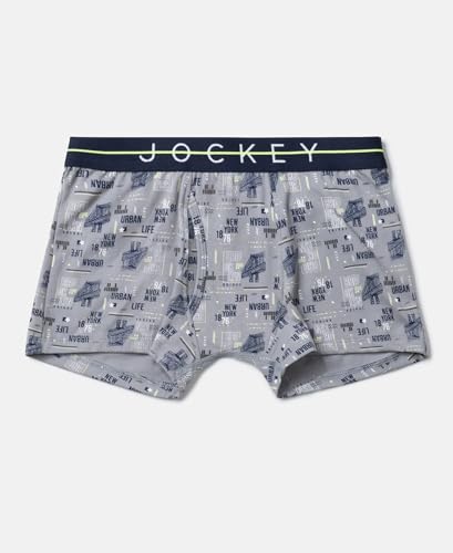 Jockey Boys Printed Trunks - Navy Cotton - Image 2