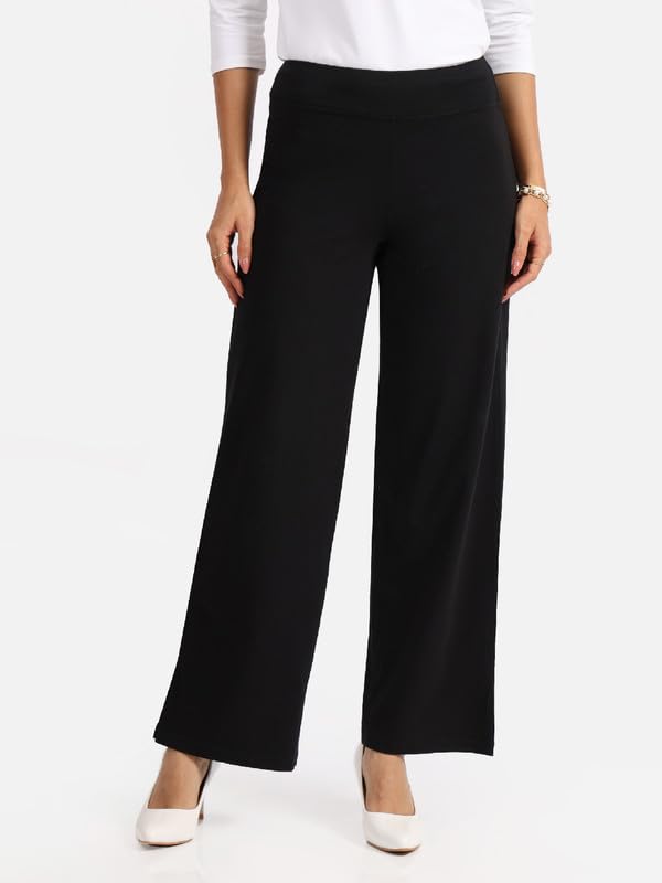 BlissClub Cotton Wide Leg Pants - Image 3