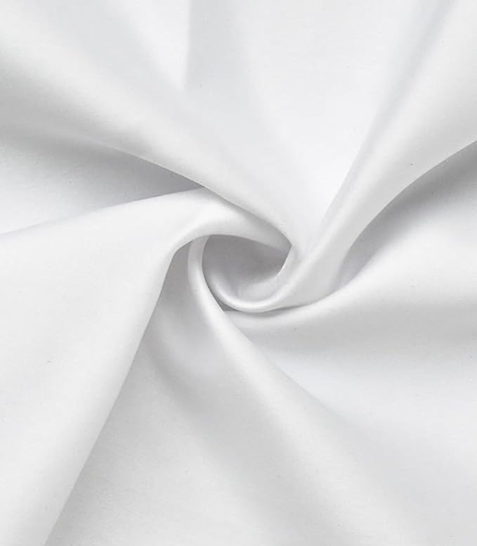 DEELMO Men Solid Satin Casual Shirt - Image 5