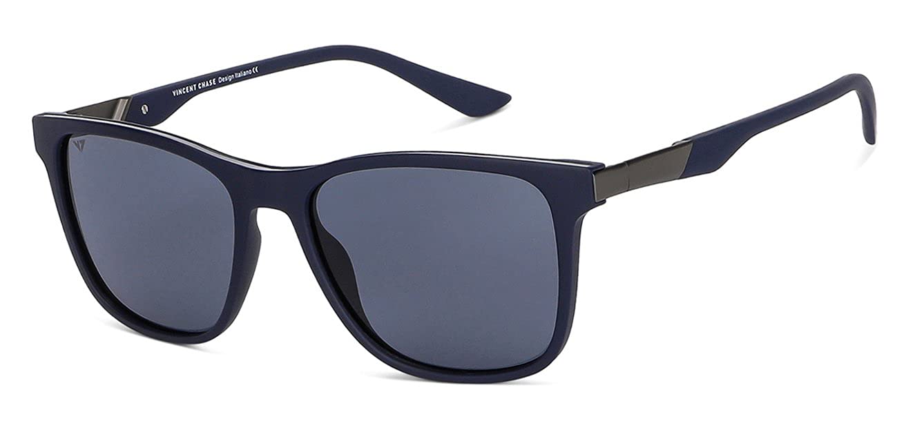 Vincent Chase Grey Wayfarer Sunglasses for Men - Image 2