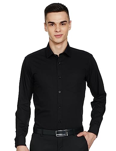 Symbol Men's Formal Shirts - Black & Dark Green - Image 2