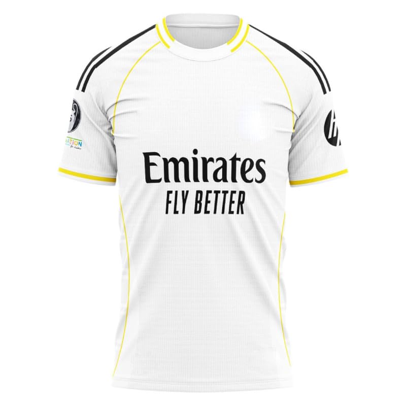 RJM Kids & Men Football Jersey - White Multicolor - Image 2