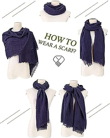 ICW Women's UV Protection Cotton Hemp Scarf - Image 2