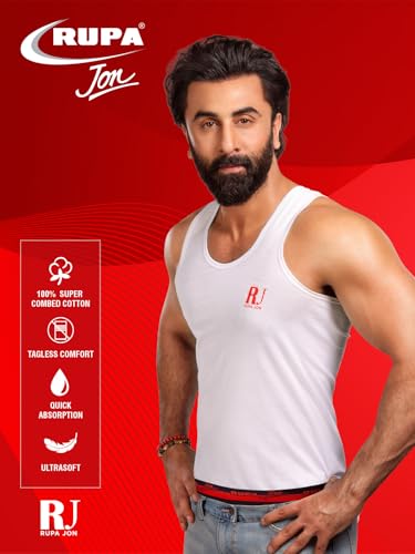 Rupa Men's Cotton Sleeveless Vest - Image 2