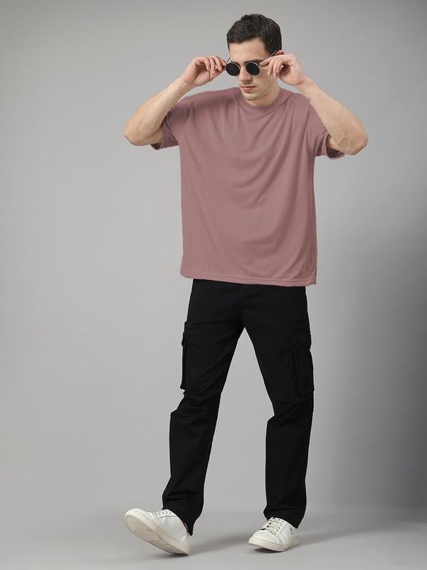 CHKOKKO Tshirts for Men - Blushpink - Image 5