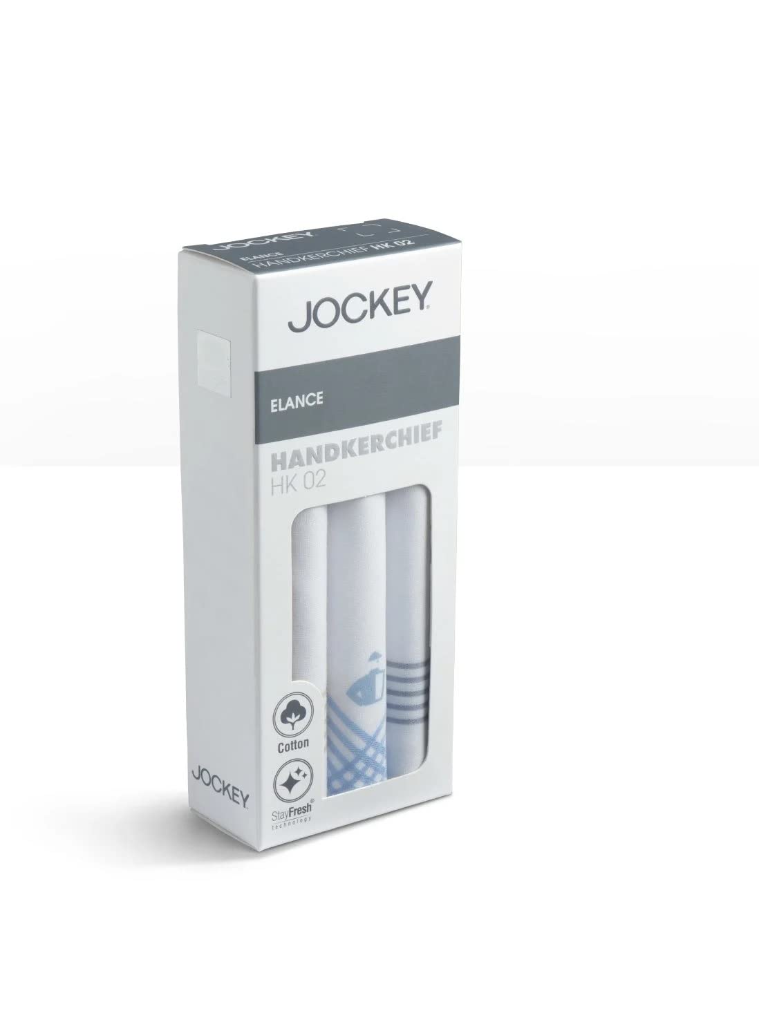 Jockey Men White Handkerchief - Image 4