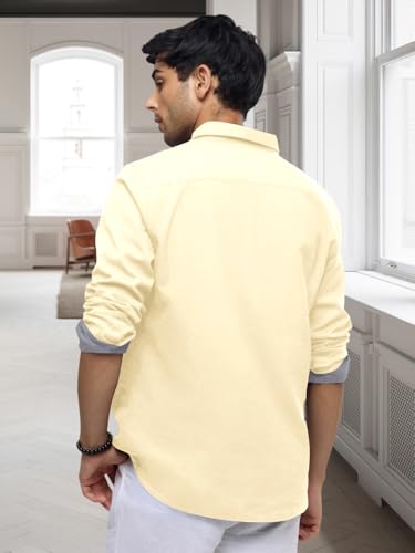 Pinkmint Men's Casual Shirt - Yellow - Image 2