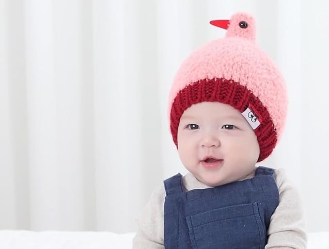 TopiBaaz Baby Winter Knit Cap - Ear Flap - Image 3