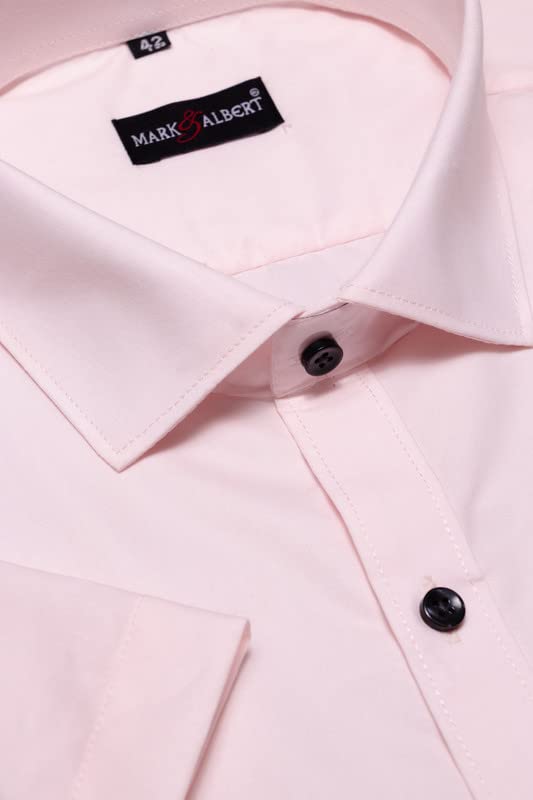 MARK & ALBERT Men's Formal Shirt - Pink - Image 3