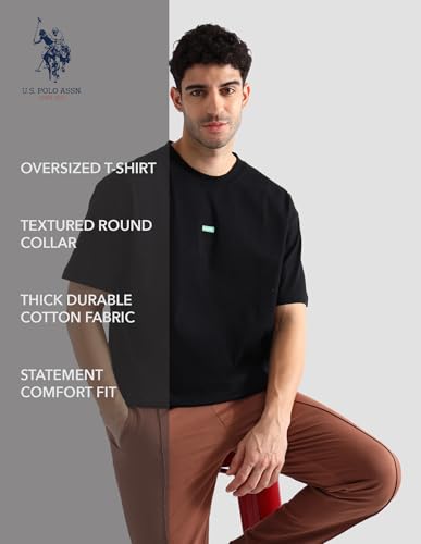 U. S. POLO ASSN. Men's Cotton T-Shirt - Black - Image 2