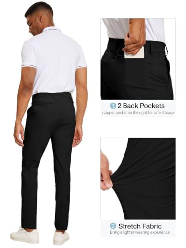 TOPLOT Men Casual Pants - Black - Image 4