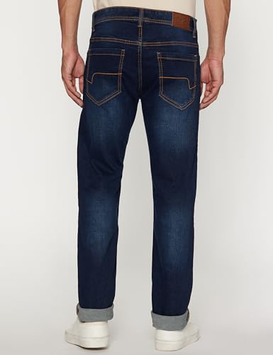 Peter England Men's Navy Twill Jeans - Image 2