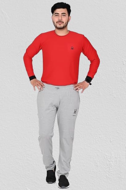 GarbGlide Men's Cotton Piping Pyjama - Grey - Image 5