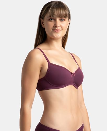 Jockey T-Shirt Bra - Wirefree Padded Lace - Image 2