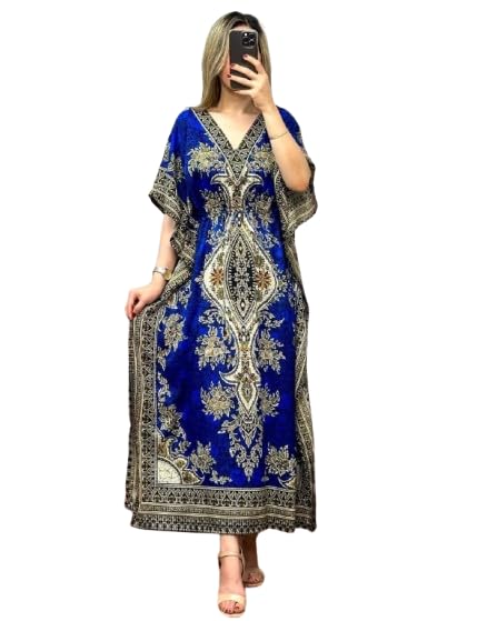 NAIADES Women's Bohemian Kaftan Dress