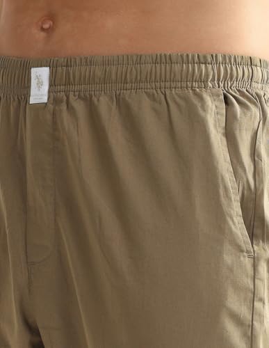 U.S. POLO ASSN Men's Track Pants - Khaki - Image 4