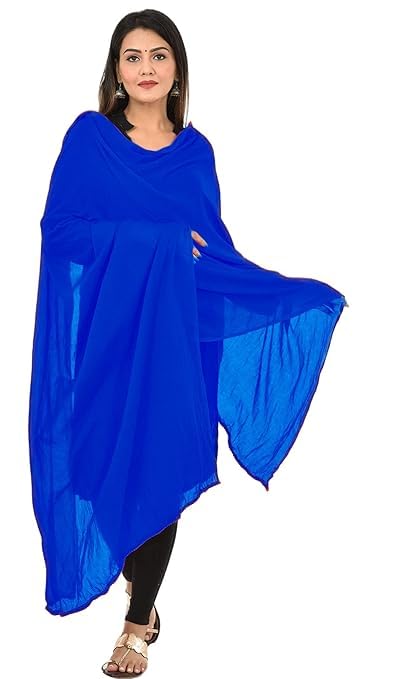 Masrat Collection Royal Blue Dupatta for Women - Image 4