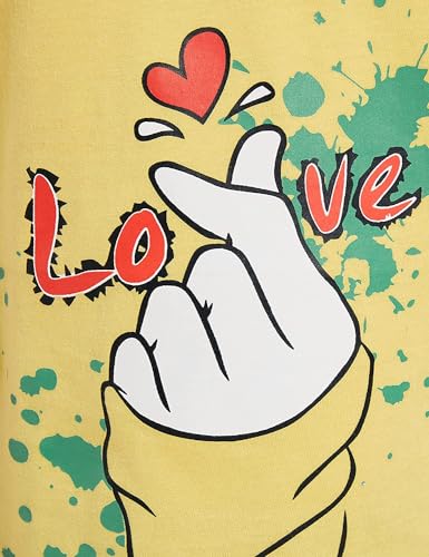 T2F Girl's Multicolor Plain Tee - Soft Cotton - Image 4