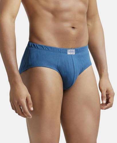 Jockey Men's Cotton Briefs - Teal - Image 3