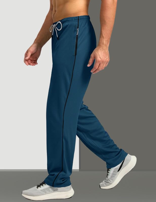 Pinkmint Men's Track Pants - Pink - Image 3