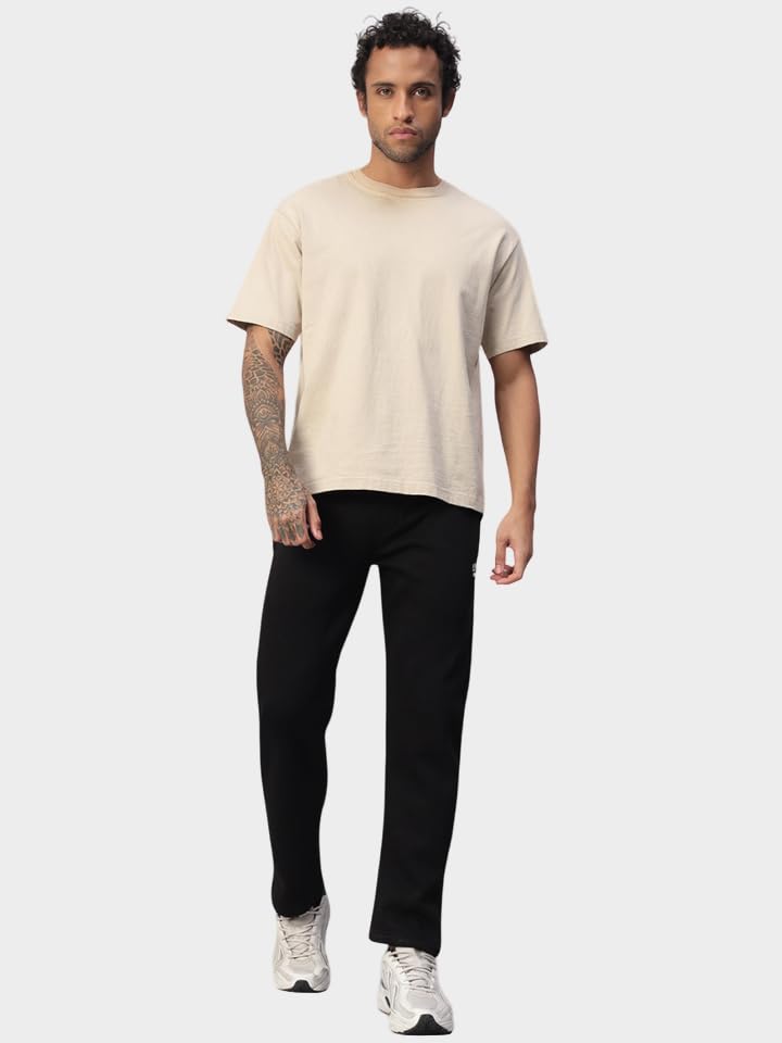 ENDEAVOUR WEAR Men's Black Fleece Trackpants - Image 4