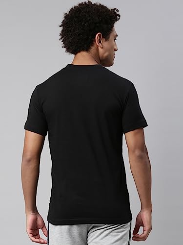 Levi's Men Black Cotton V-Neck T-Shirt - Image 4