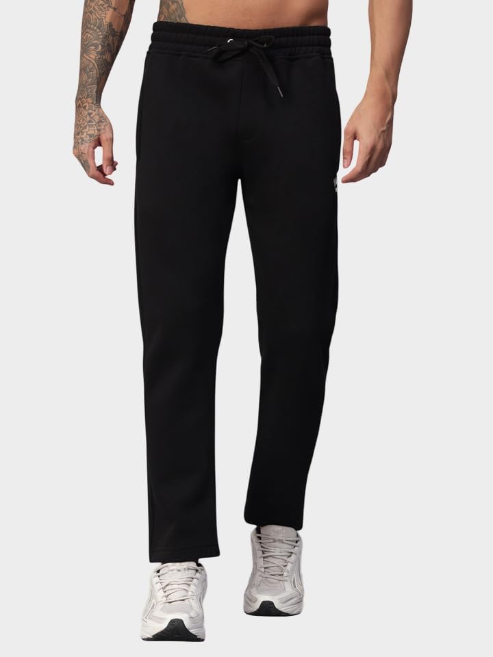 ENDEAVOUR WEAR Men's Black Fleece Trackpants - Image 2