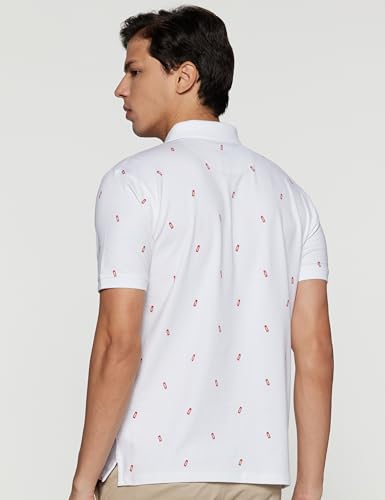 Peter England Men Printed Polo T-Shirt - Image 2