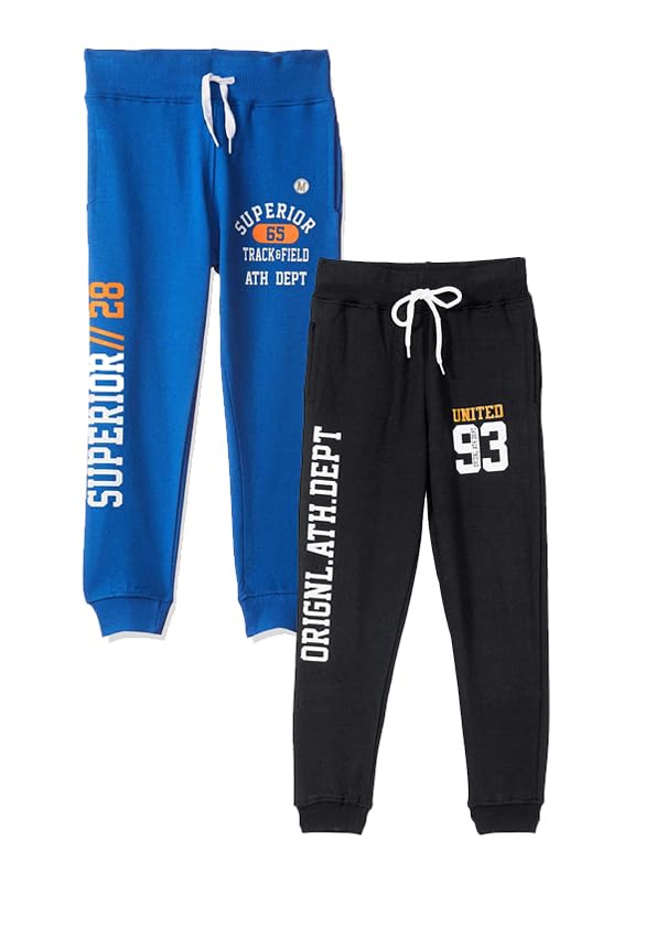 T2F Boys Printed Cotton Joggers