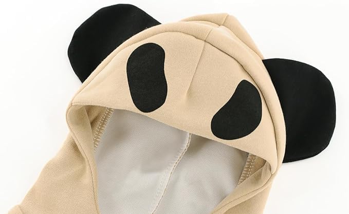 Ameeha Fleece Kids Winter Wear - Cream - Image 3