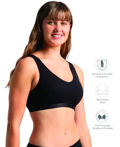 Jockey Women's Wirefree Sleep Bra - Black - Image 2