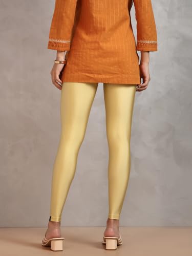 TWIN BIRDS Ankle Length Shimmer Leggings - Image 4