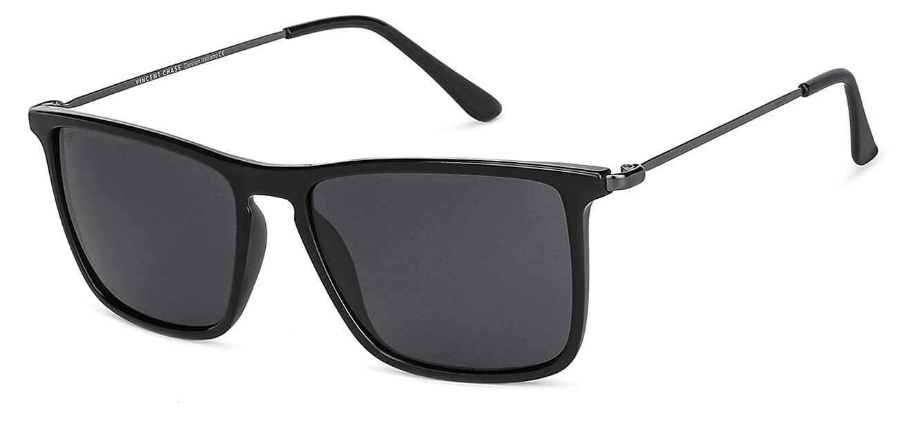 VINCENT CHASE Full Rim Square Sunglasses