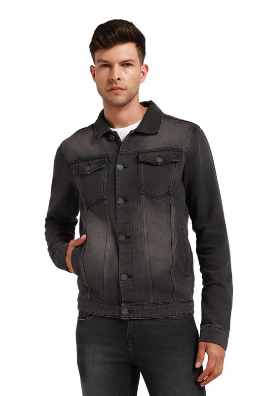 Dennis Lingo Men's Grey Denim Jacket