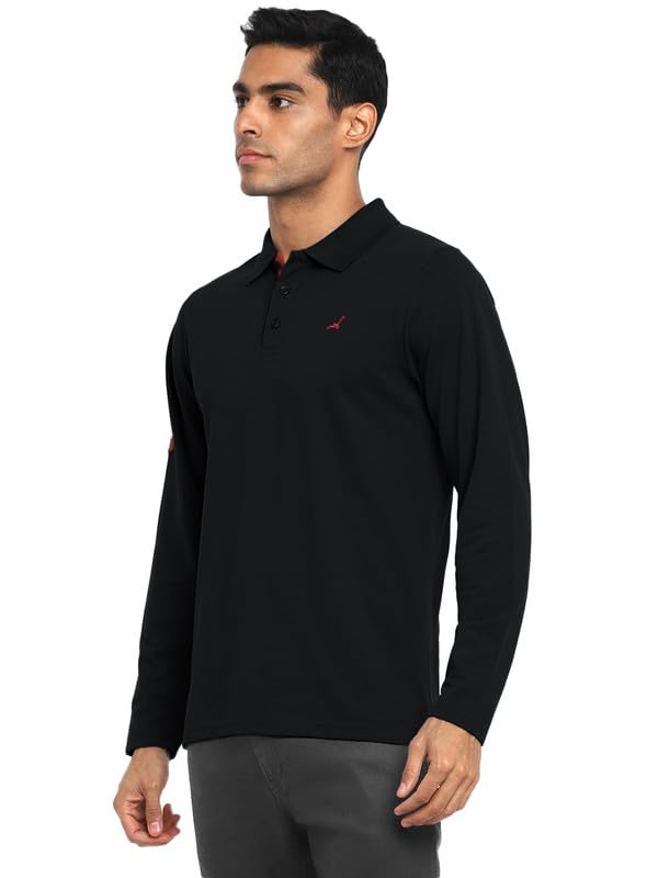 American Crew Men's Polo Collar T-Shirt - Black - Image 5