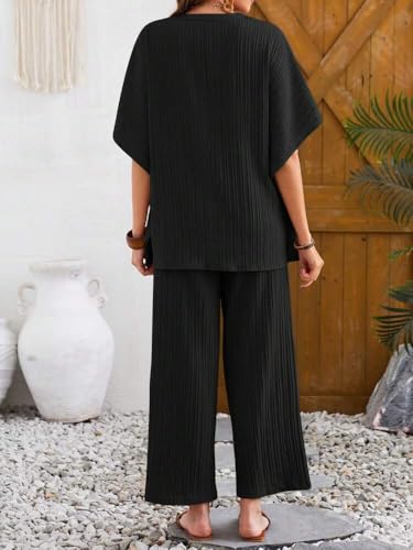 TADKEE Black V-Neck Kaftan for Women - Image 4