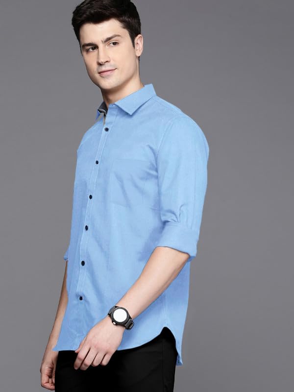 Pinkmint Men's Cotton Blend Long Sleeve Shirts - Image 4