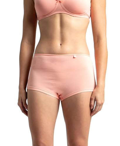 Jockey Women's High Coverage Boy Shorts - Steel Grey & Candlelight - Image 2