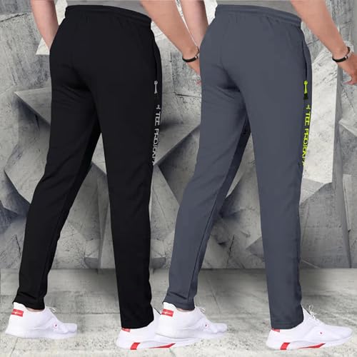 Pinkmint Men Track Pant with Lycra Elastic Jogger - Image 2