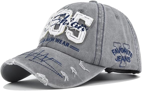 Handcuffs Grey Cotton Baseball Cap for Unisex