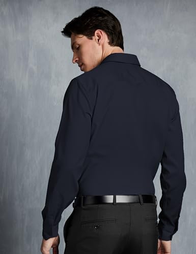 Formal Shirts for Men - Navy White - Image 2