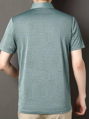 TOPLOT Men's Printed Polo T-Shirt - Image 3