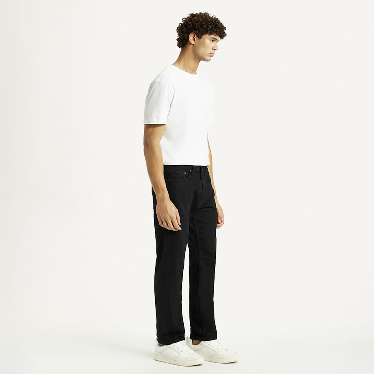 Levi's Men's Black Straight Fit Jeans - Image 3