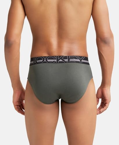 Jockey Men's Briefs - Deep Olive - Image 3