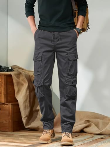 LERIYA FASHION Men's Trouser - Grey - Image 3