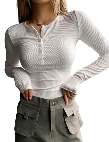 Jummy Couture Women's White Casual Top